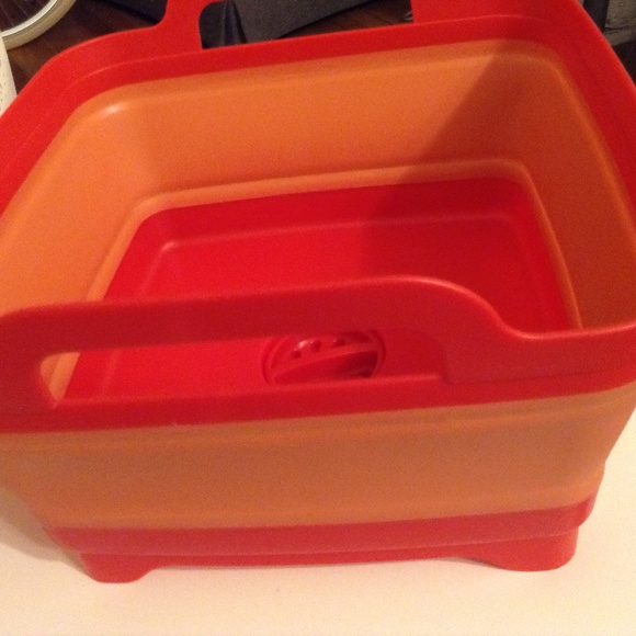 New Collapsible Dish Drainer With Drain Ice Bucket Dishwasher Safe BPA Free - Picture 2 of 8